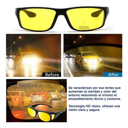 Gafas HD vision nocturna 2 en 1